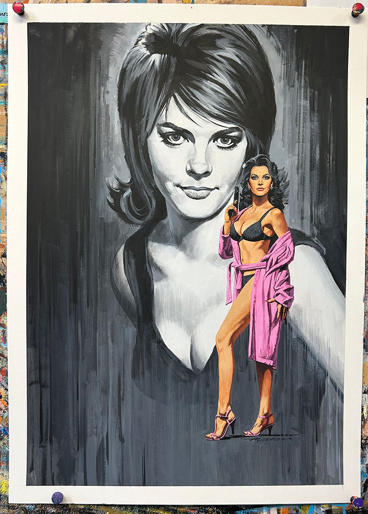 Quarry's Reunion cover painting by Paul Mann