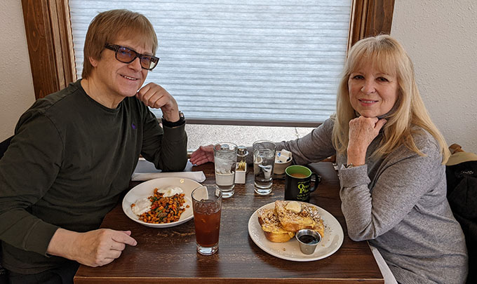 Max and Barbara at Otto's Place