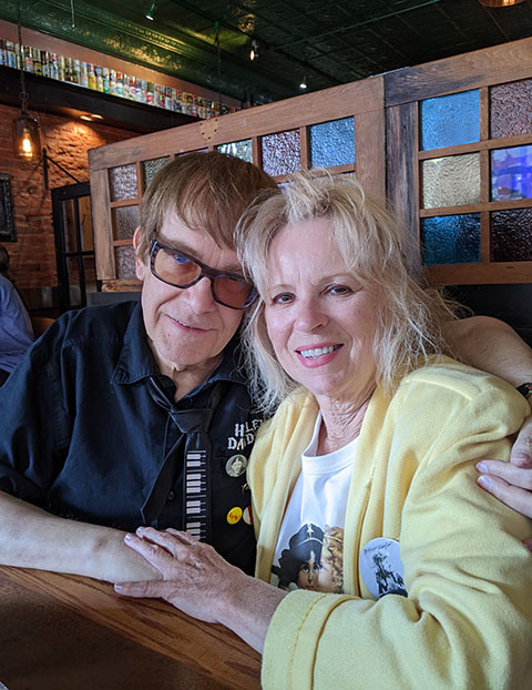 Max and Barb at the Awesome '80s Prom