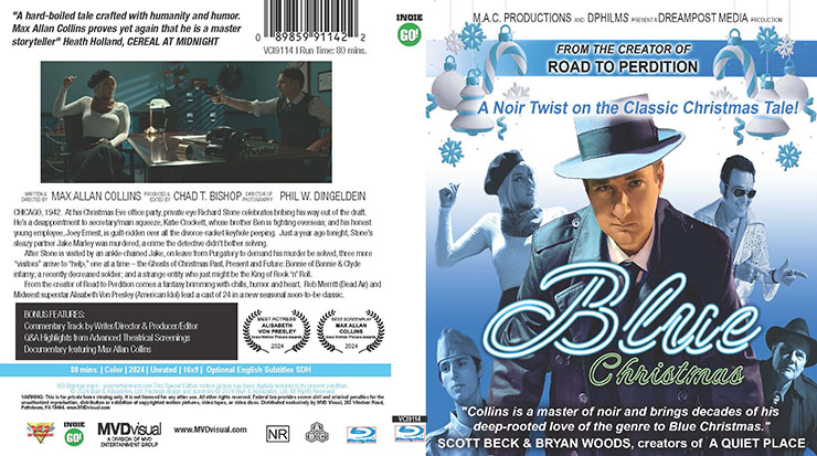 Blue Christmas Blu Ray sleeve.